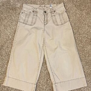 Tint Jeans 5 Pocket 100% Cotton Capris Women Size 10